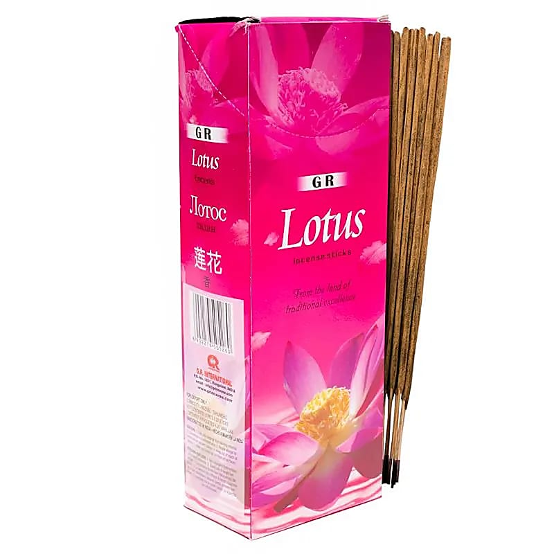 Encens Lotus en boite hexagonale 