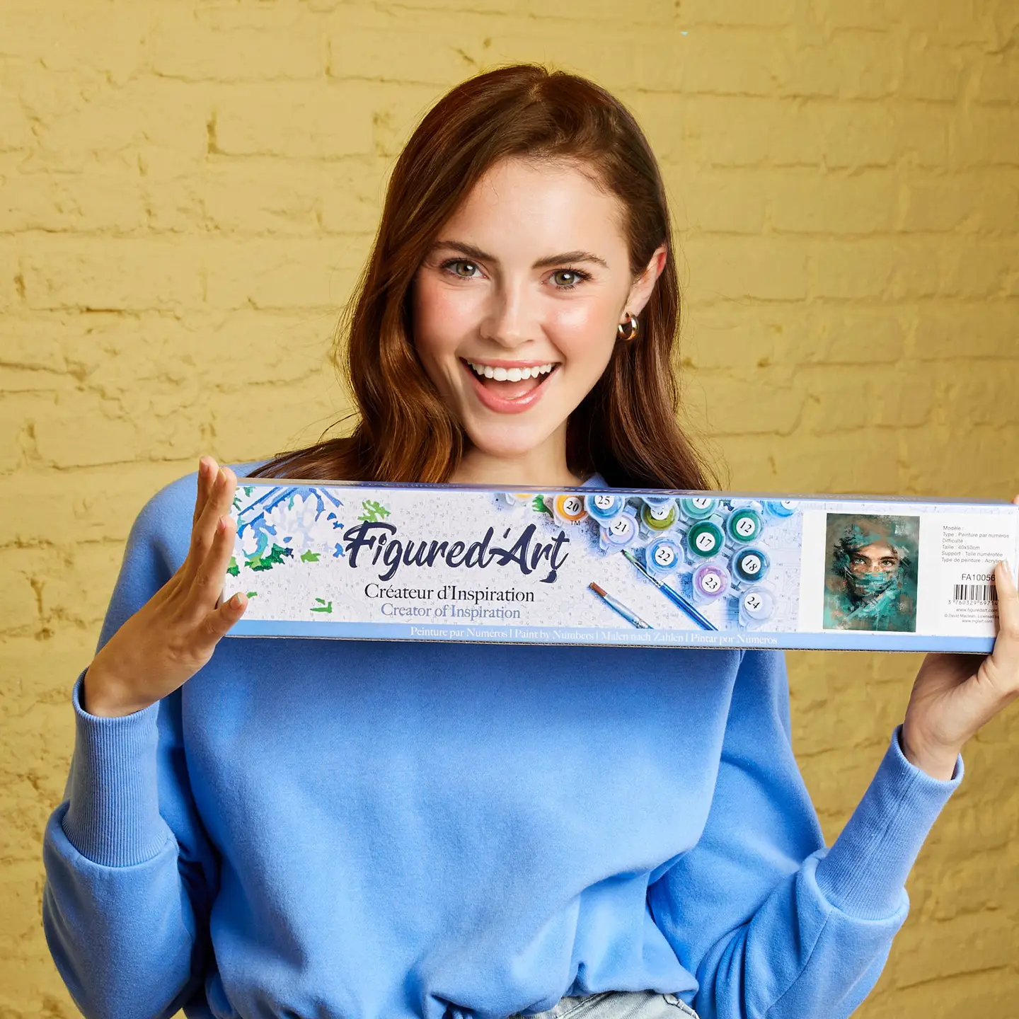 👁️ Kit Peinture par numéros – Regard captivant