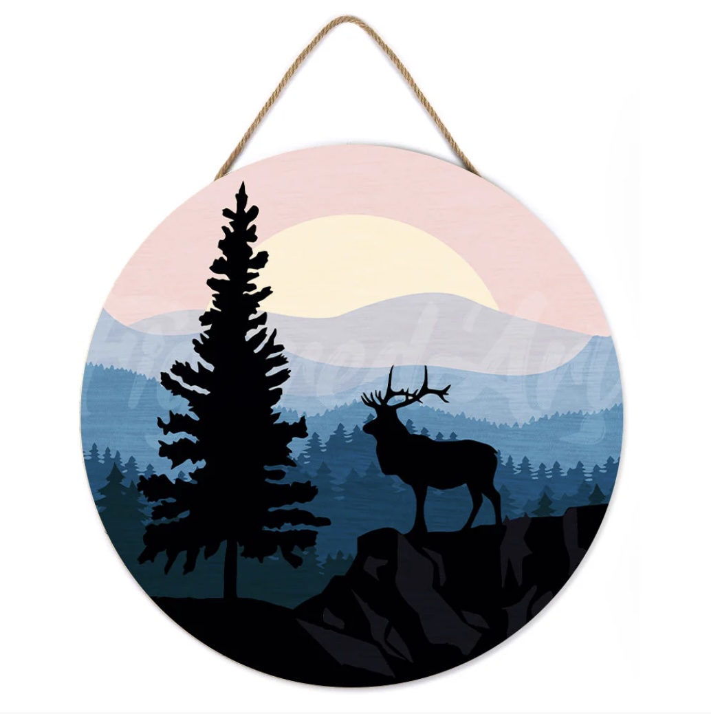 🦌 Kit Peinture par numéros – Cerf majestueux et paysage