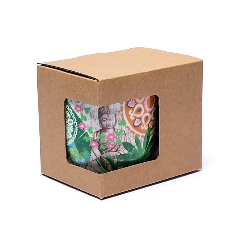 Tasse à thé infuseur Bouddha paradis