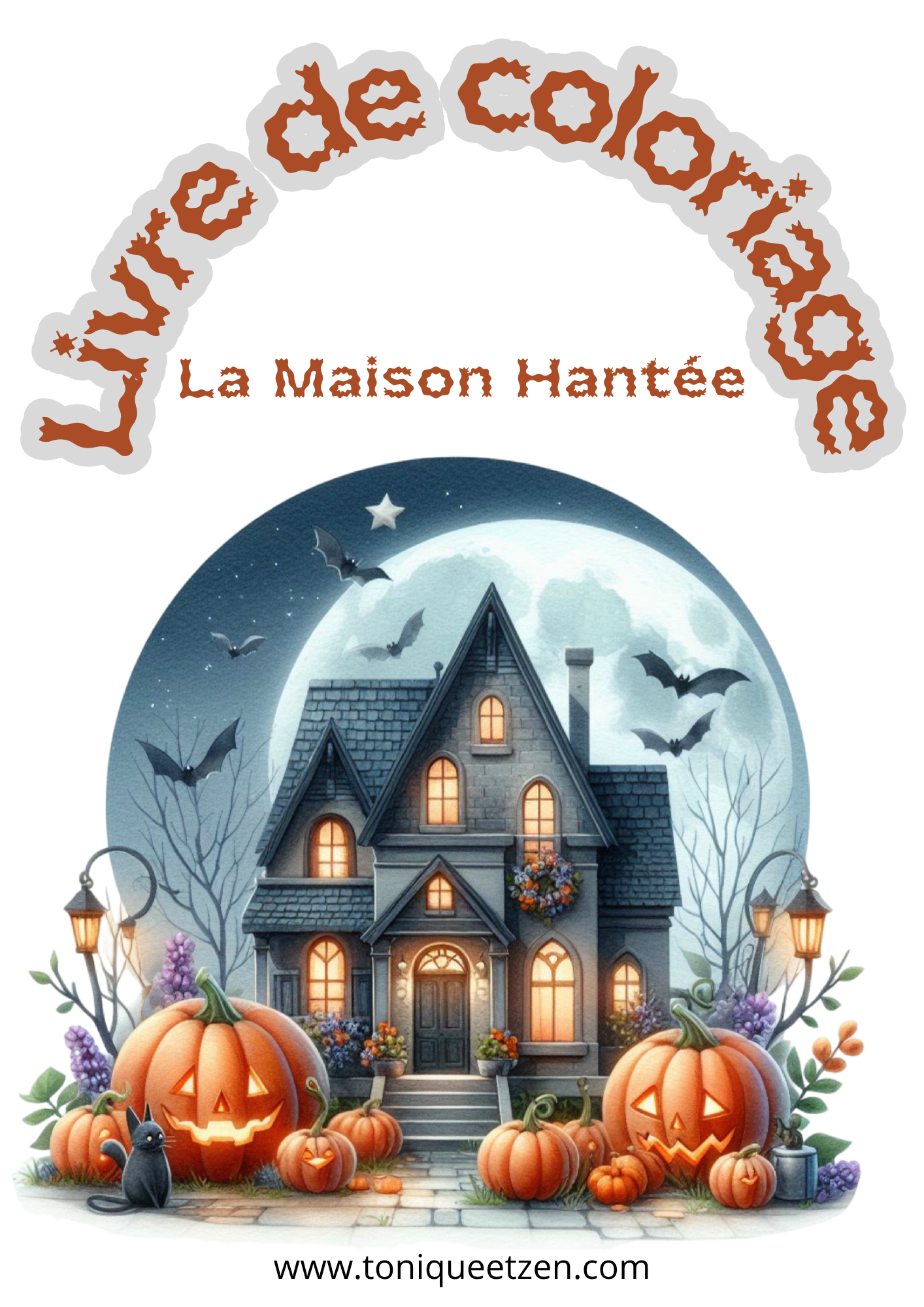 Livre PDF de coloriage spécial Halloween 