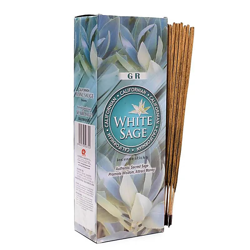 Encens Sauge Blanche en boite hexagonale