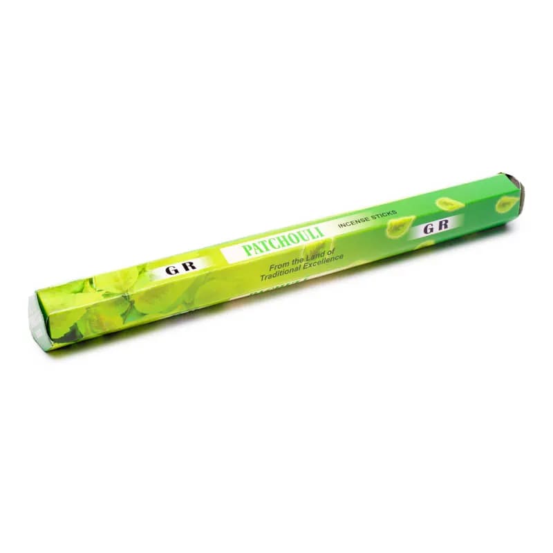 Encens Patchouli en boite hexagonale 