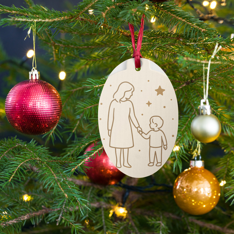 Wooden ornaments