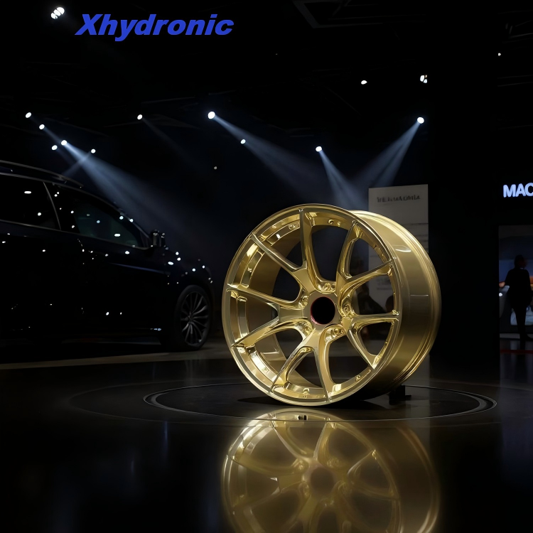 Luxury Gold Alloy Wheel  Forged Aluminum Alloy Car Wheel Rims 16-23 Inch 5 Holes New Condition Passenger Car Wheels