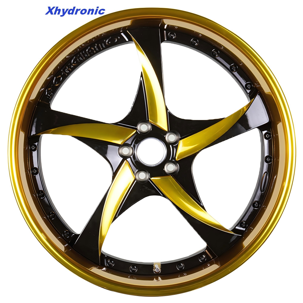 Gold Alloy Car Wheel Rim  New Forged Aluminum Alloy Wheels 18-28inch Chrome Gold Multi Spoke Universal Fitment for Corvette C7/C5/X6 340i
