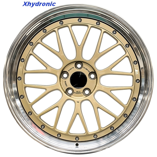 Custom Gold Alloy Wheels Deep Dish 18-22 Inch Forged Alloy Wheel Rim 5X112 5X120 Hub 35mm ETR for BMW