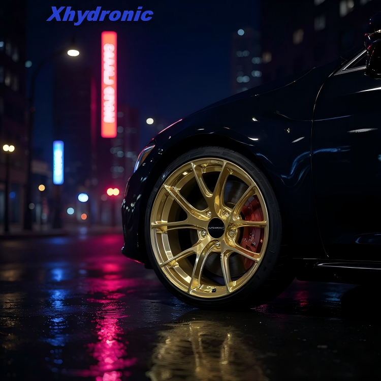 Luxury Gold Alloy Wheel Forged Aluminum Alloy Car Wheel Rims 16-23 Inch 5 Holes New Condition Passenger Car Wheels