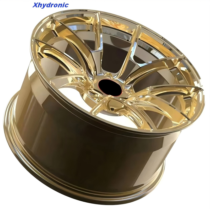 Luxury Gold Alloy Wheel  Forged Aluminum Alloy Car Wheel Rims 16-23 Inch 5 Holes New Condition Passenger Car Wheels