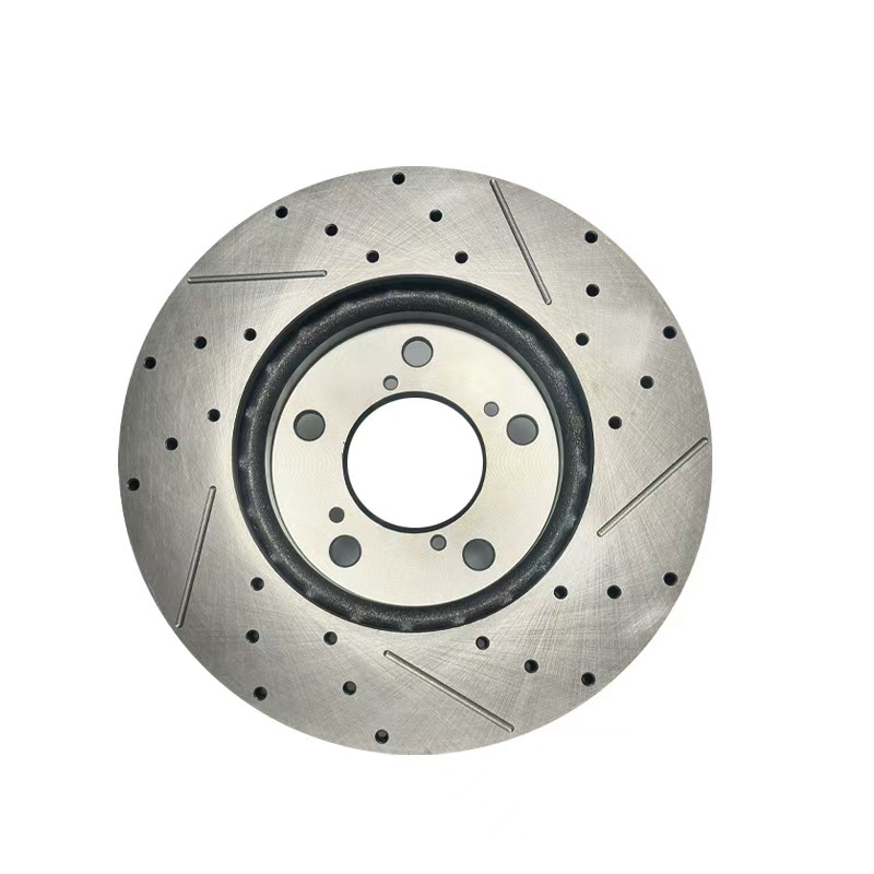 Drilled and Slotted Brake Disc Genuine HT250/G3000 Brake Disc High Quality Materials 8J0615301 for Audi Vehicles
