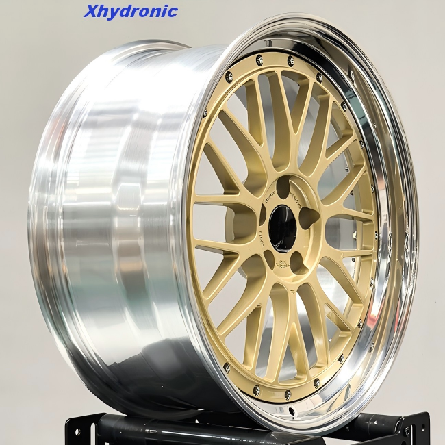 Custom Gold Alloy Wheels Deep Dish 18-22 Inch Forged Alloy Wheel Rim 5X112 5X120 Hub 35mm ETR for BMW