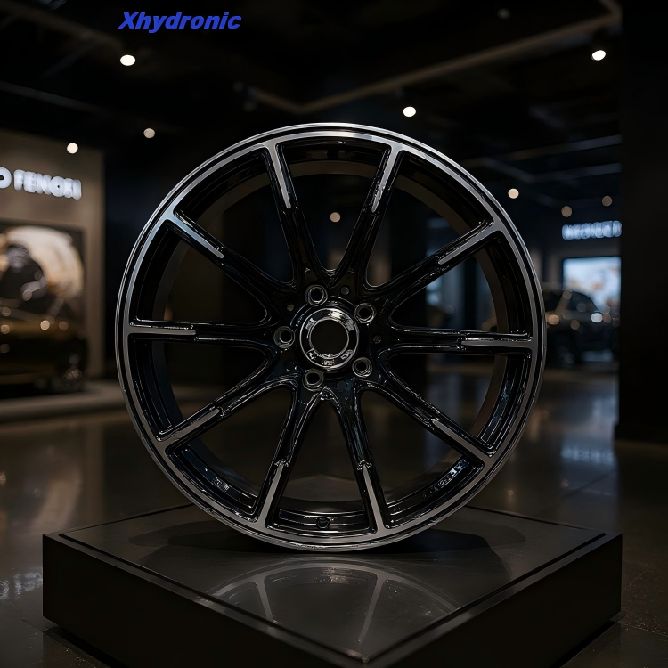 Alloy Wheel Rim New 18-21 Inch Hyper Black Aluminum Alloy Forged Multi Spoke Wheel Hub 5*120 100mm 30-40mm ET for for Passenger Cars