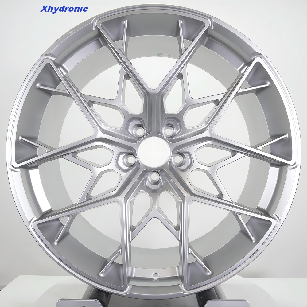Aluminum Alloy Car Wheel Rim Sywheel New Forged Wheels 18-Inch 5x114.3/5x112/5x120 Silver Matte Aluminum Alloy Multi-Spoke Design 3-Year Warranty