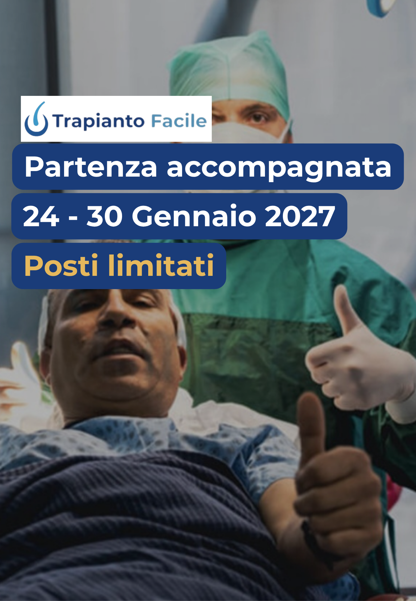 Partenza accompagnata di gruppo – 24/30 Gennaio 2027
