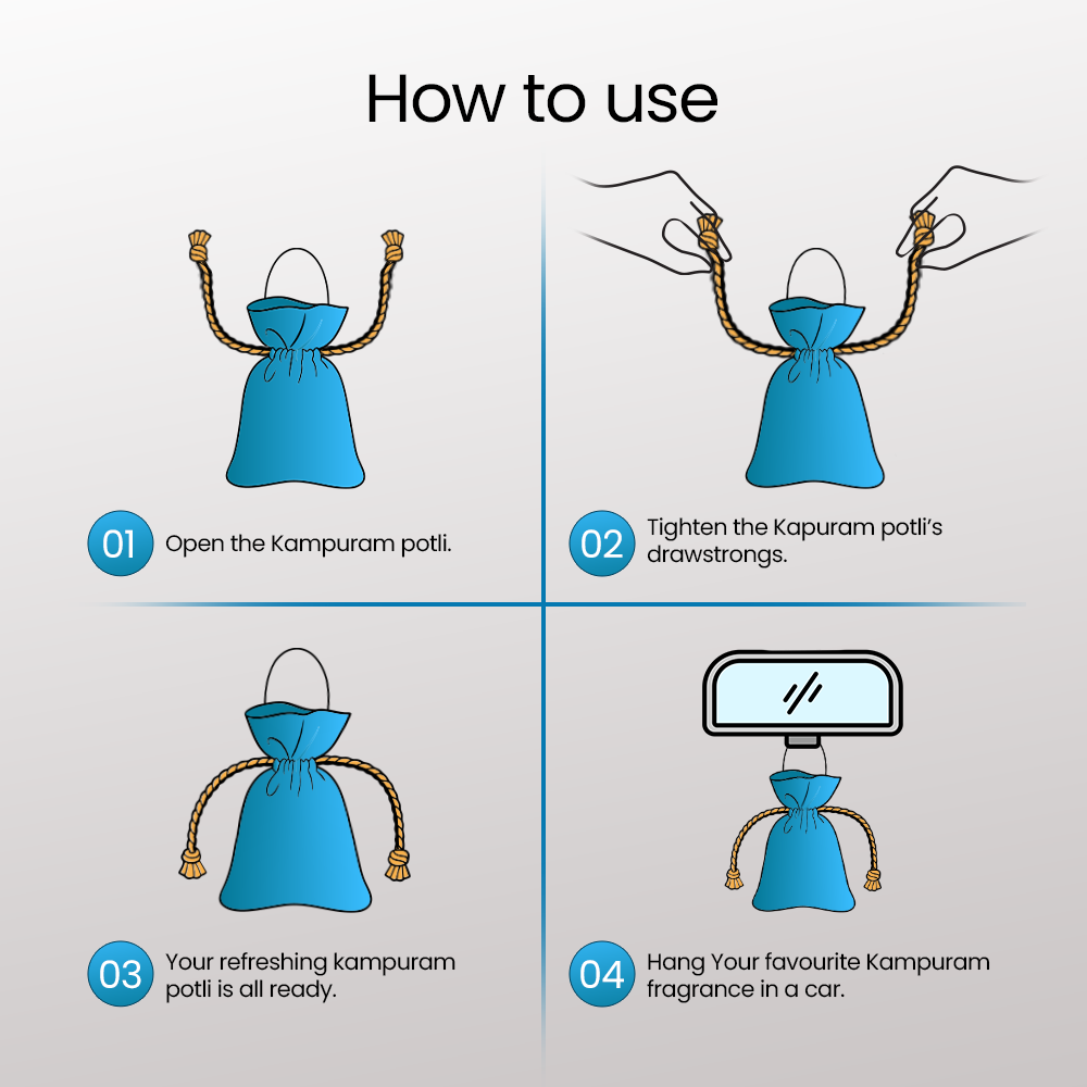 Kampuram Pure Organic Camphor Sachet