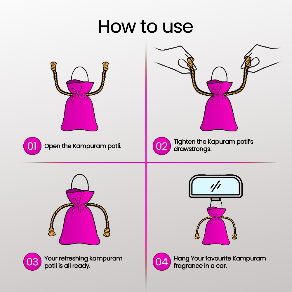 Kampuram Rose Aroma Herbal Pouch