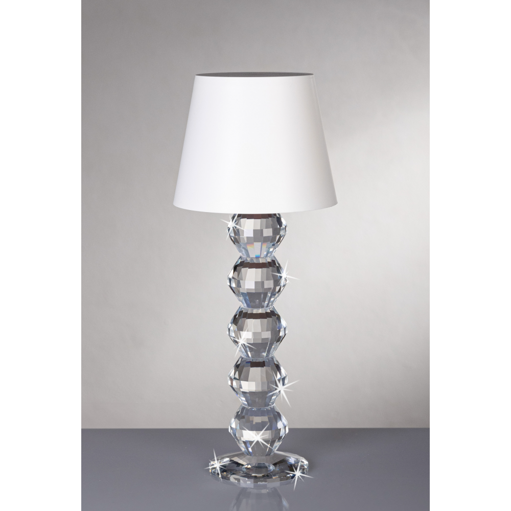 Lampada in cristallo a batteria ricaricabile con presa usb