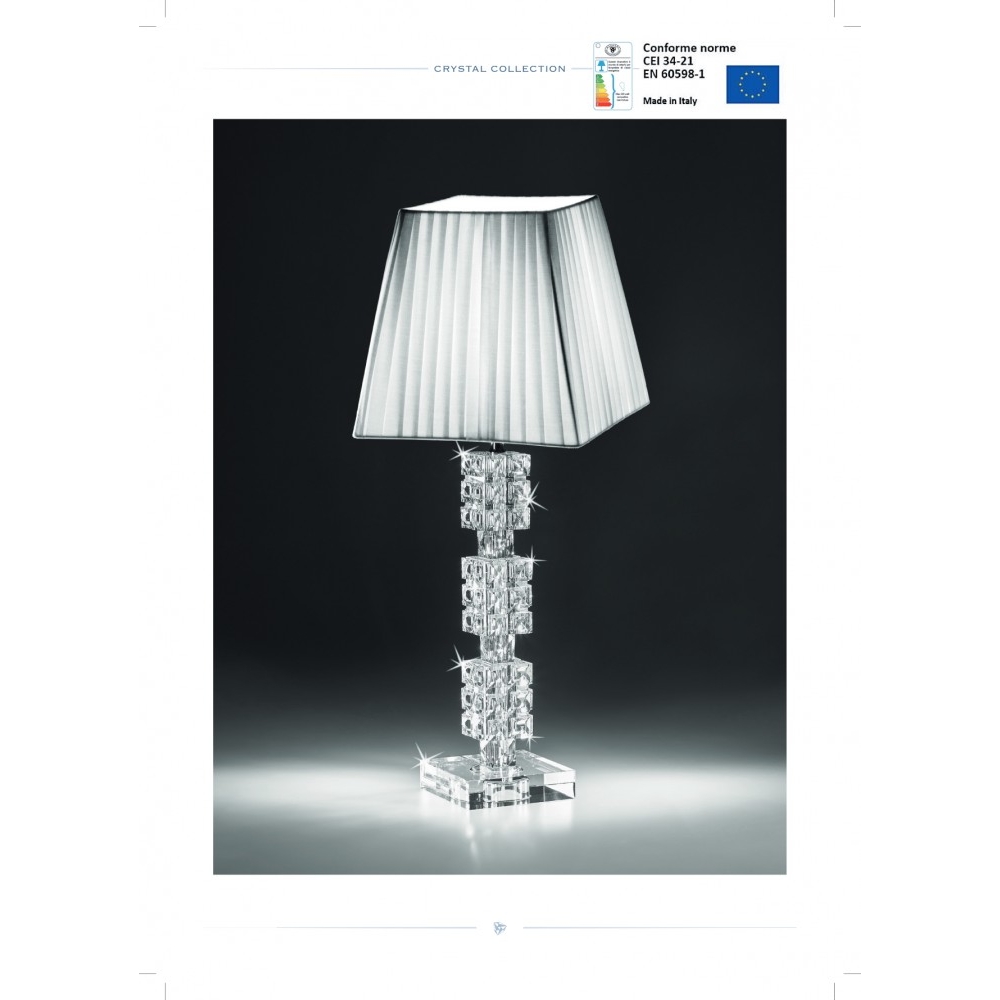 Lampada in cristallo