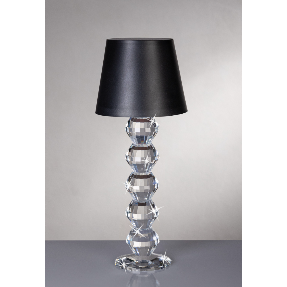 Lampada in cristallo a batteria ricaricabile con luce led