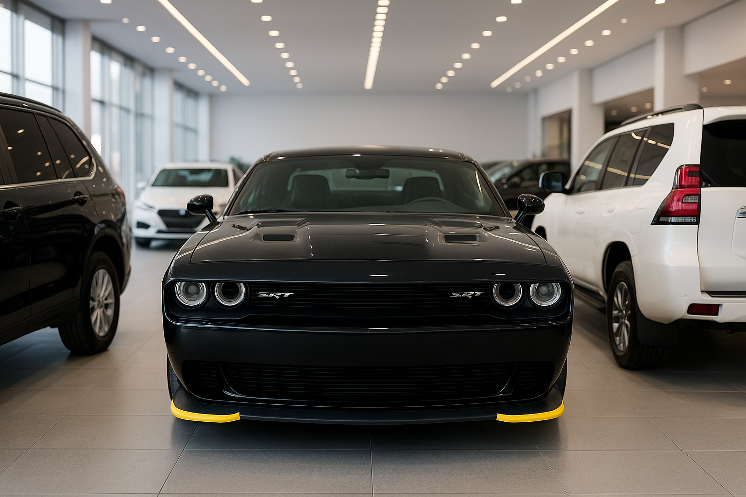 🇺🇸 2017 Dodge Challenger R/T V8 — Black — Excellent Muscle Car