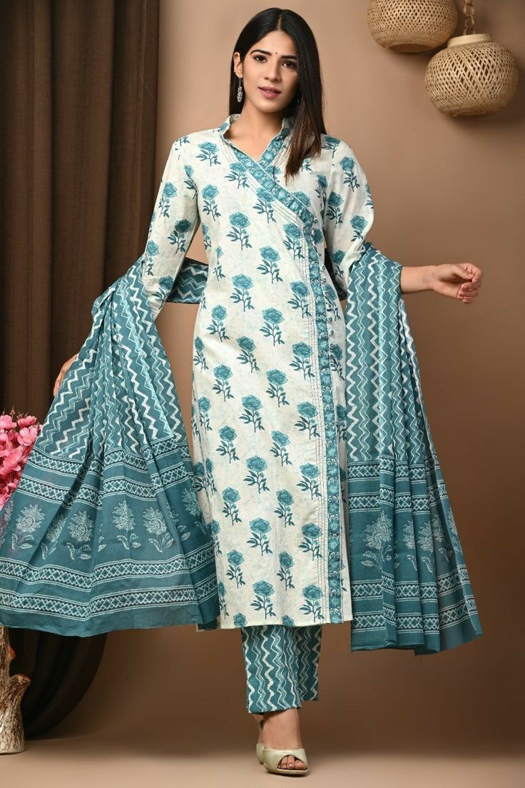 Elegant Printed Salwar Kameez Set