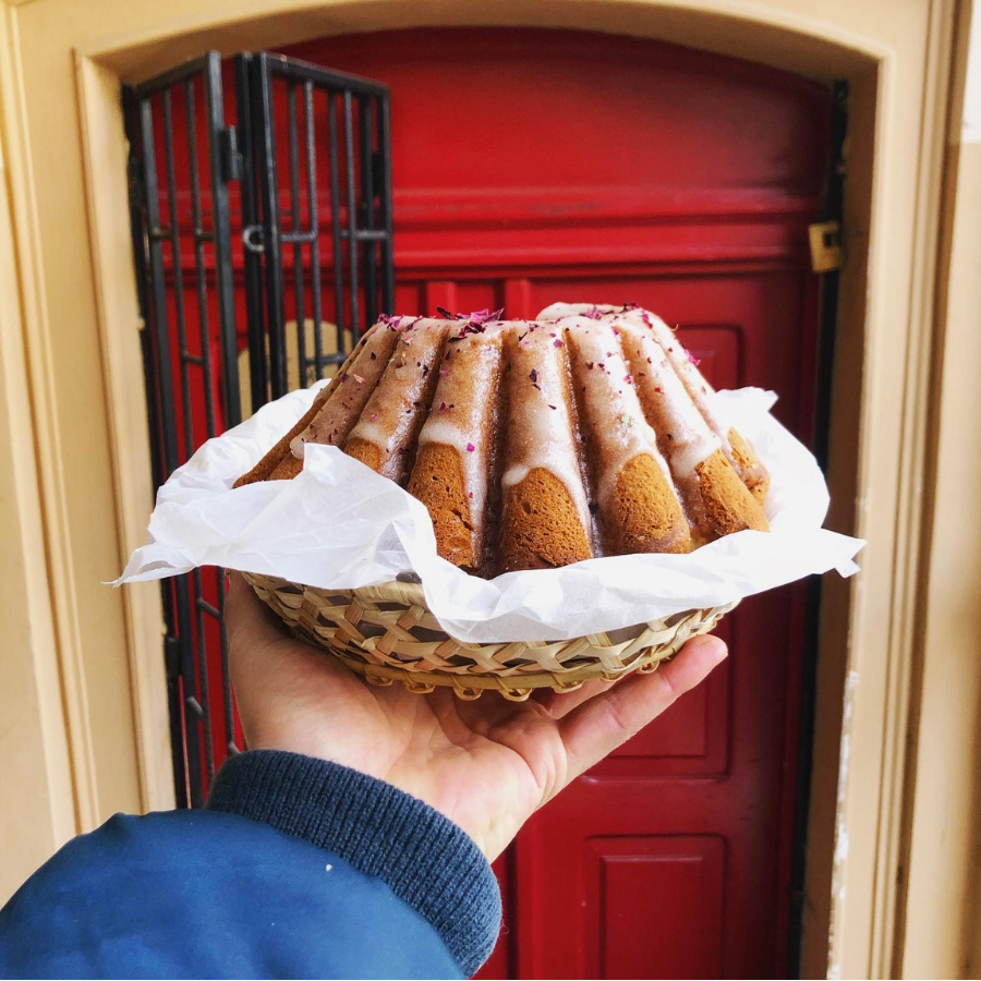 Babka cytrusowo z lukrem 