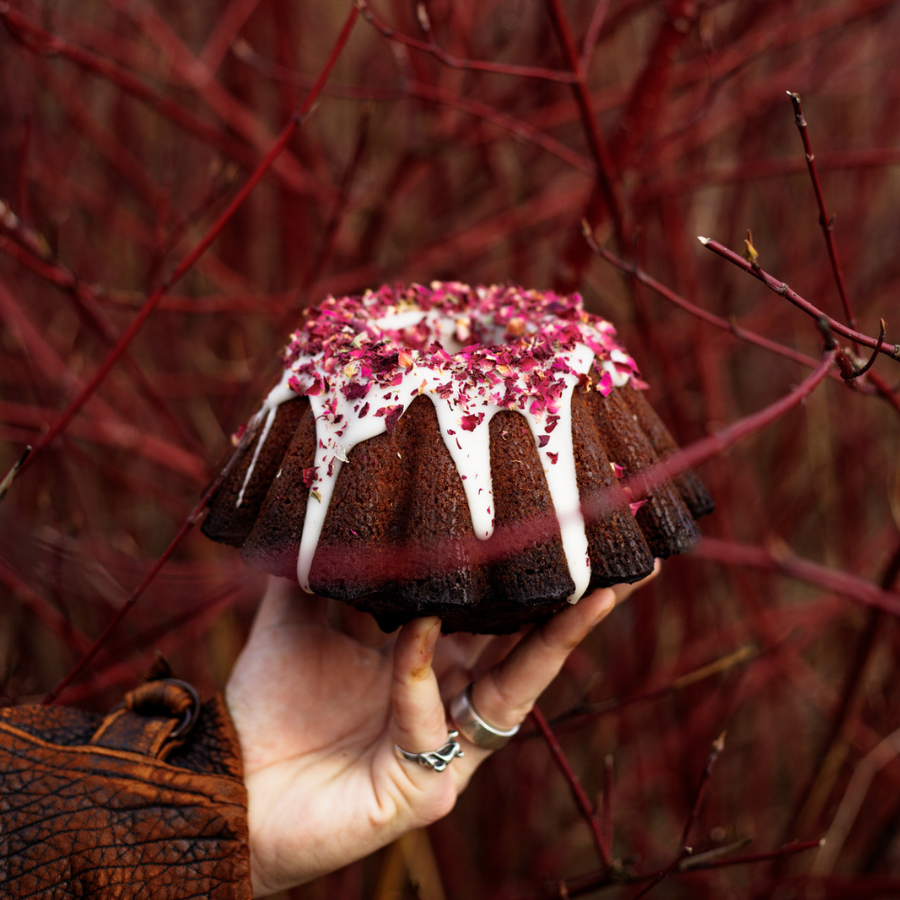 Babka cytrusowo- różana 