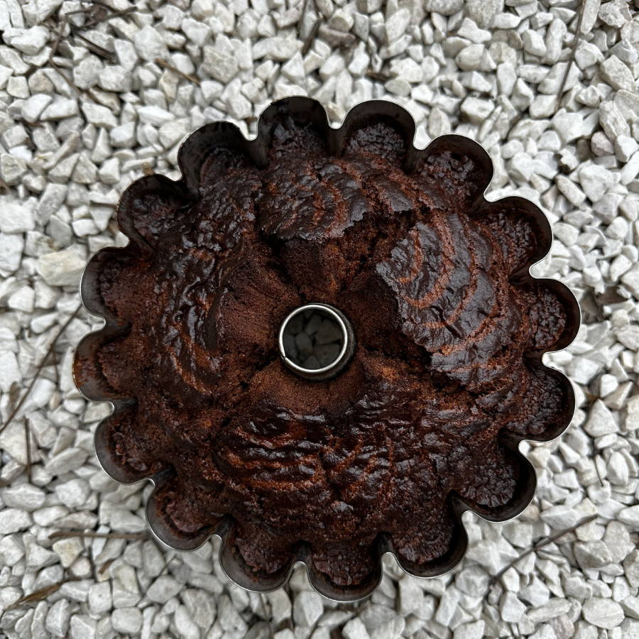 Babka czekoladowa z polewą