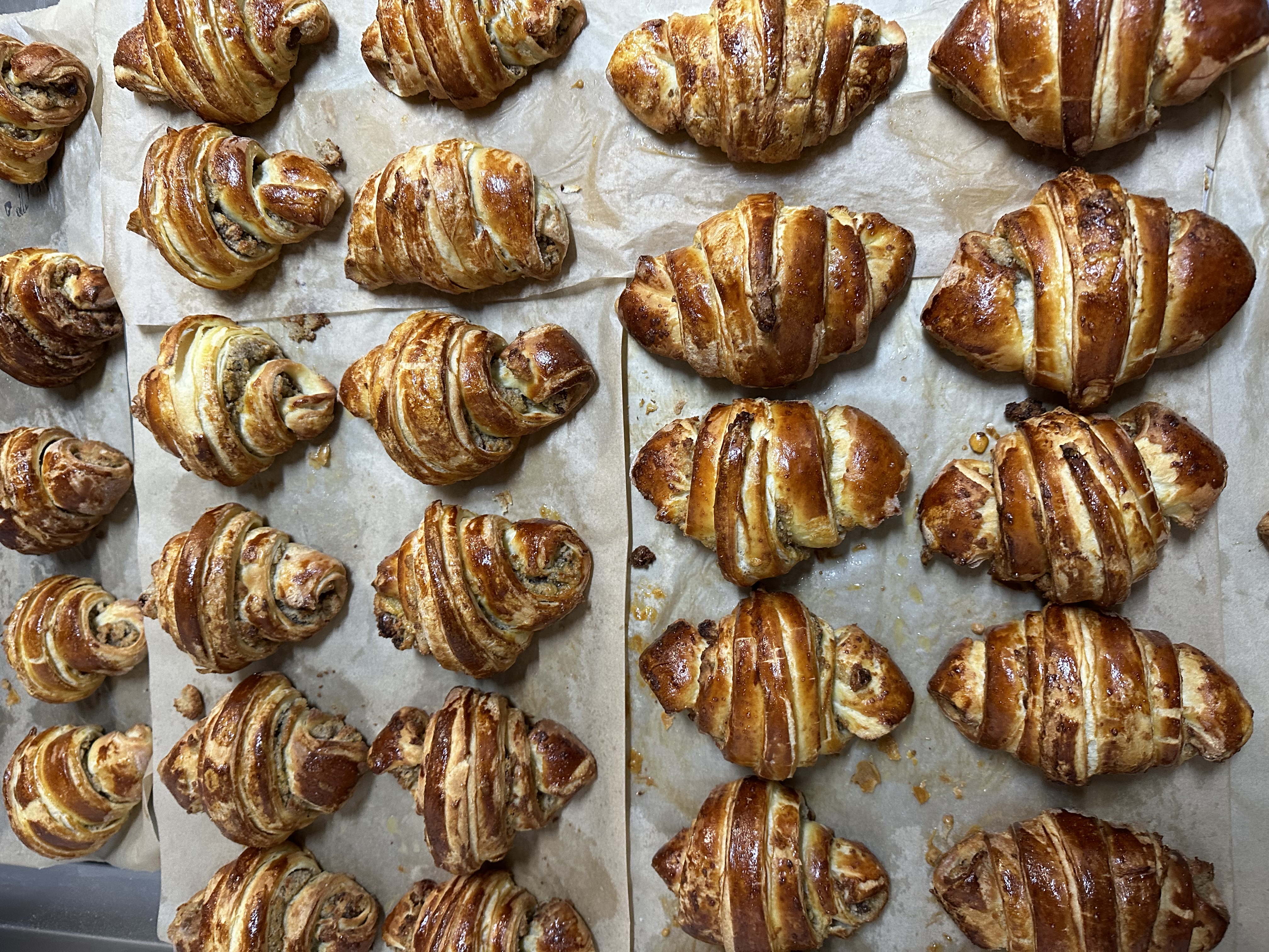 Rogal z białym makiem na maśle 4 sztuki