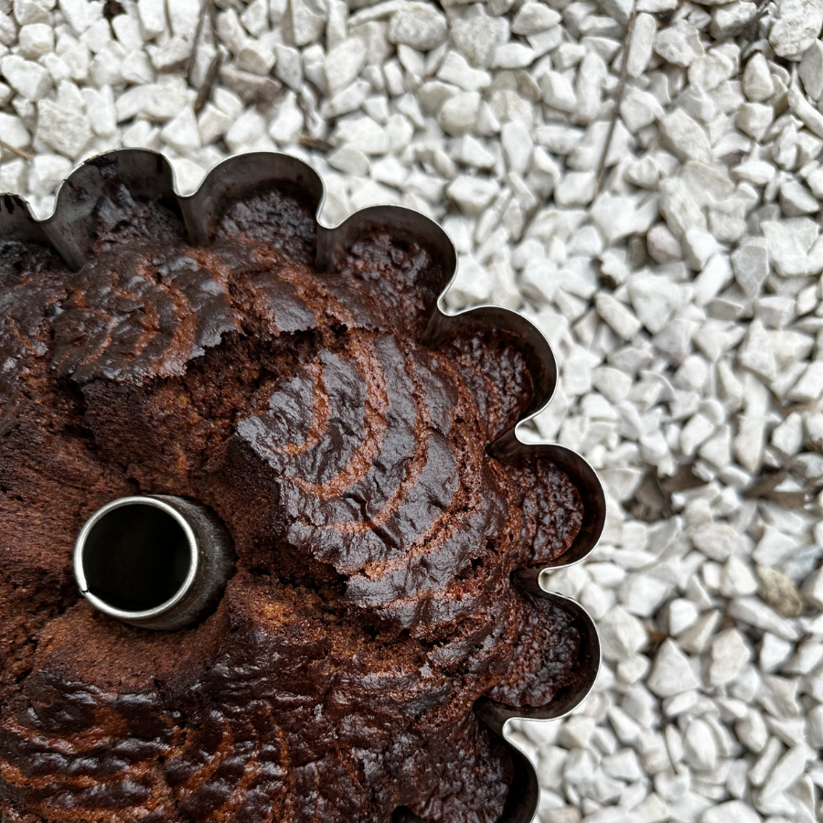 Babka czekoladowa z polewą