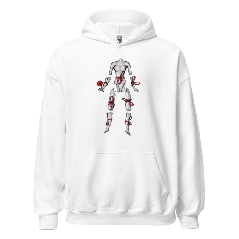 ICE TRUCK KILLER'S DOLL HOODIE UNISEX WHITE