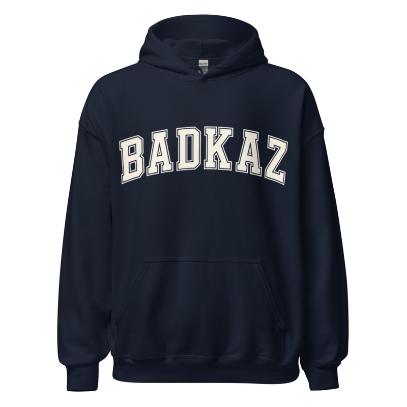 BADKAZ UNIVERSITY HOODIE DARK BLUE