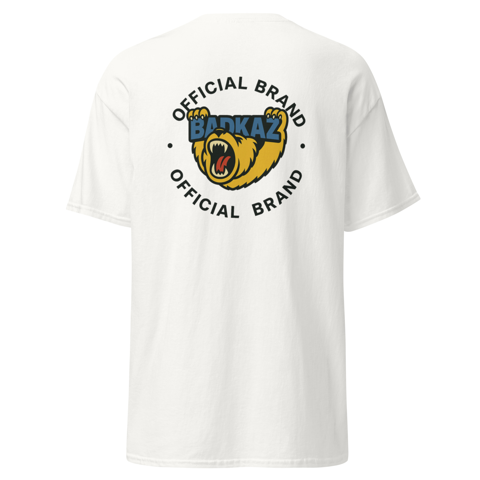 BADKAZ LOGO TEE WHITE UNISEX