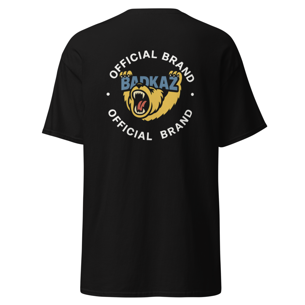 BADKAZ LOGO TEE BLACK UNISEX