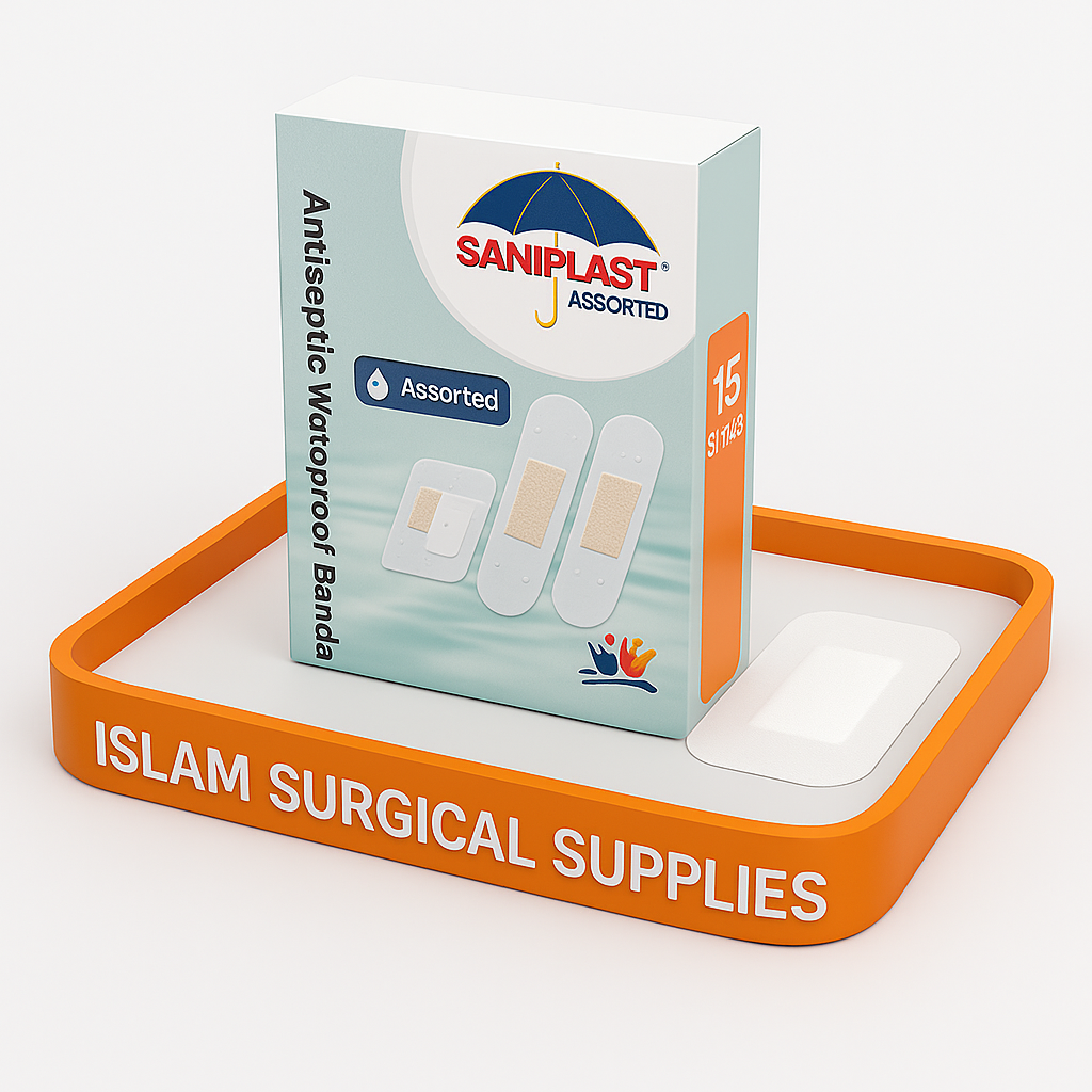 Saniplast Assorted Antiseptic Waterproof Banda