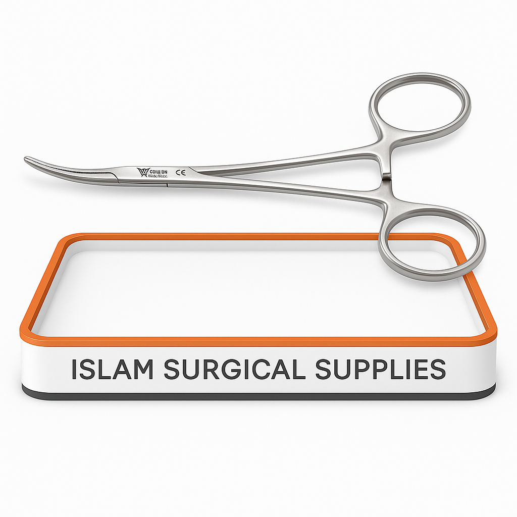 Curved Hemostat Forceps