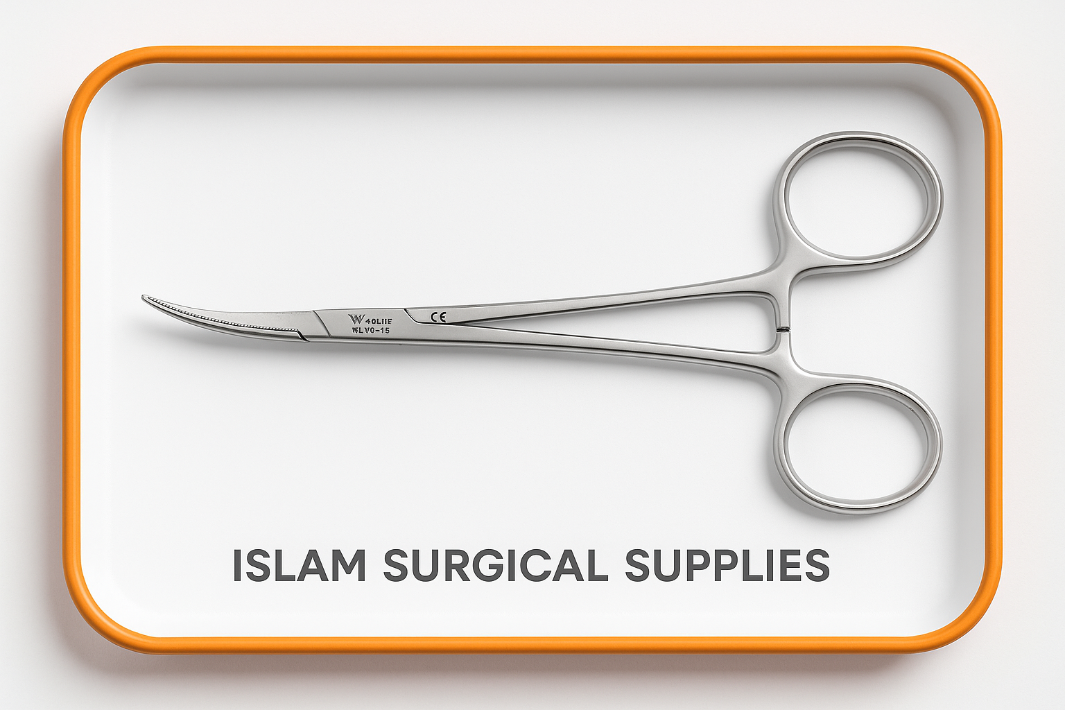 Curved Hemostat Forceps