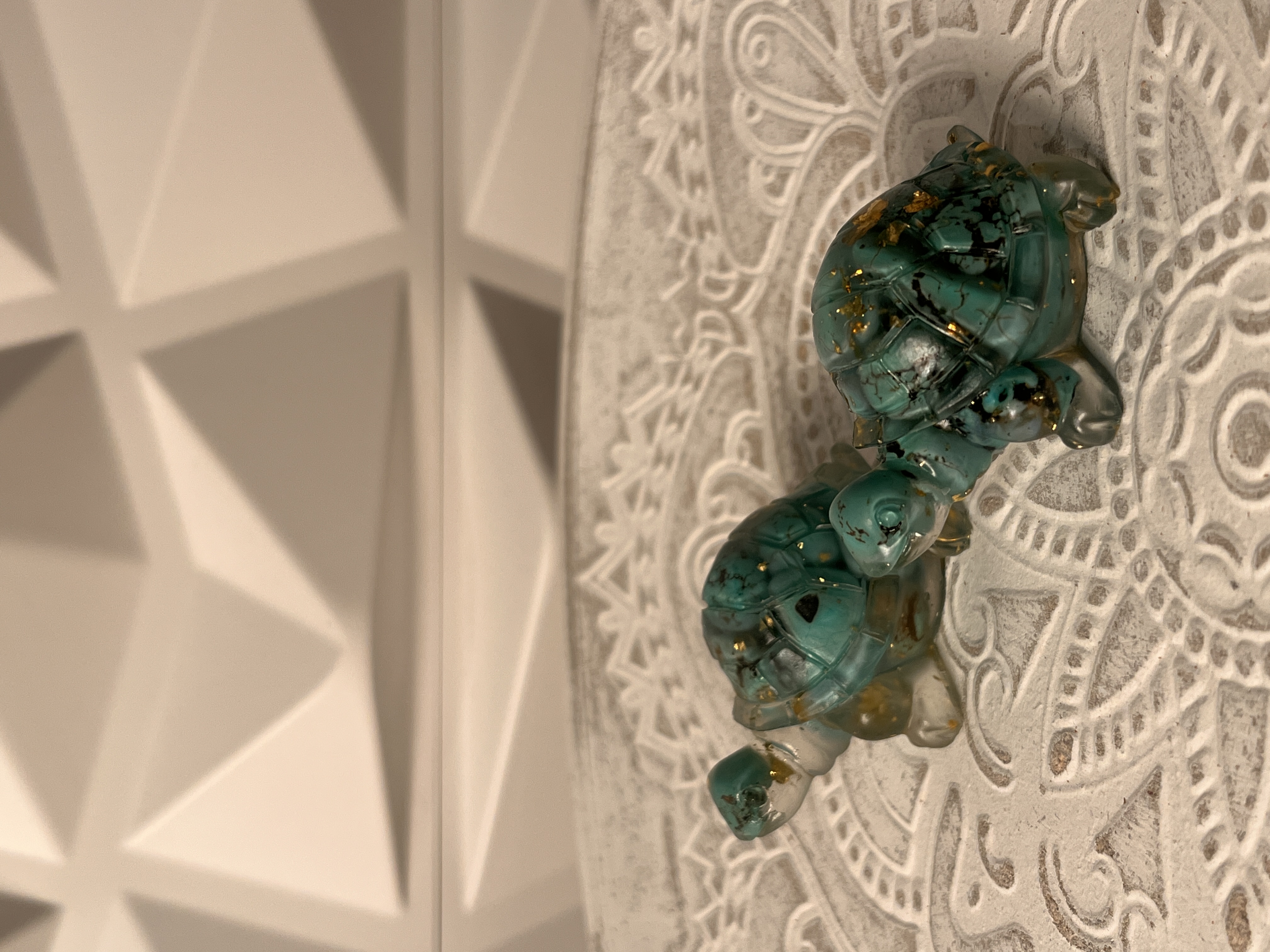 Glass Turtle Figurine