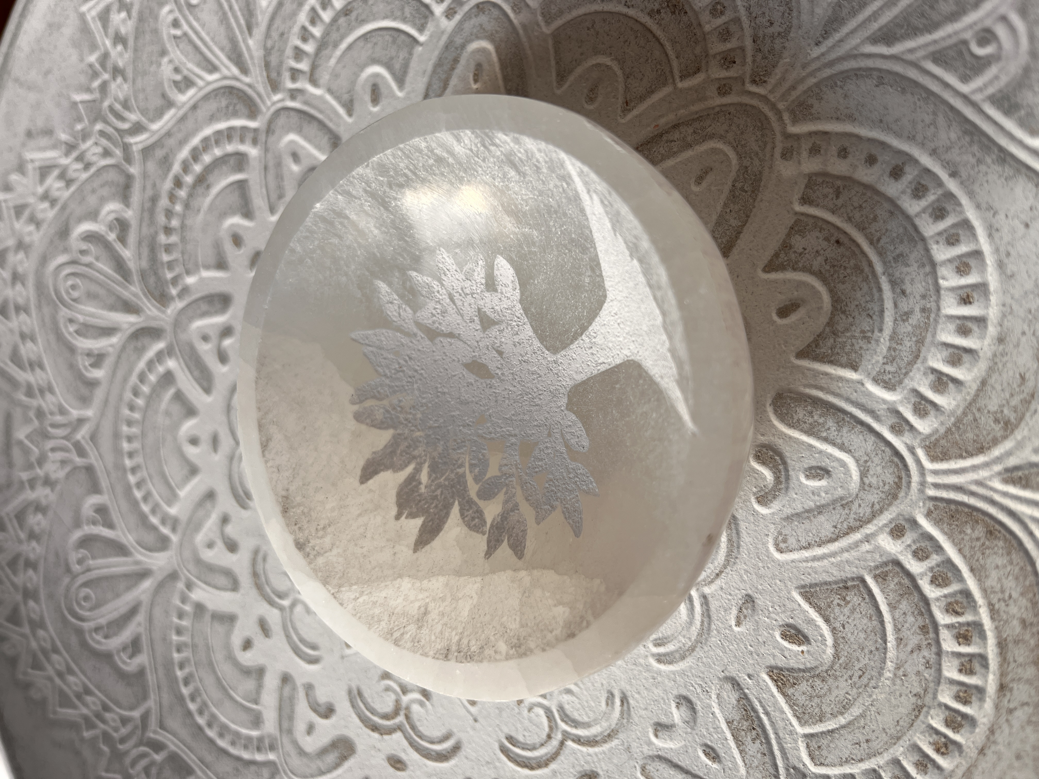 Decorative Frosted Glass Bowl