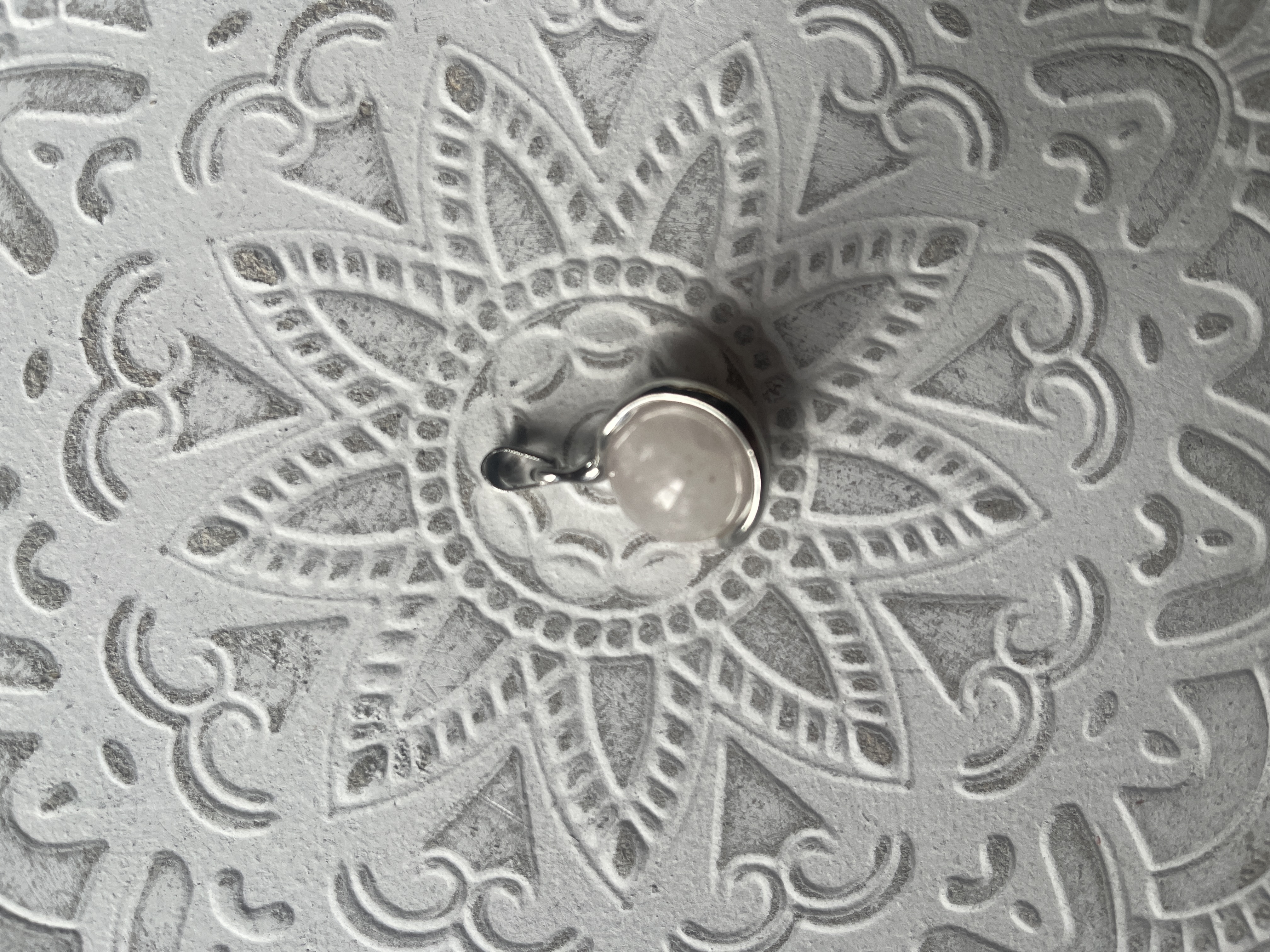 White Crystal Pendant