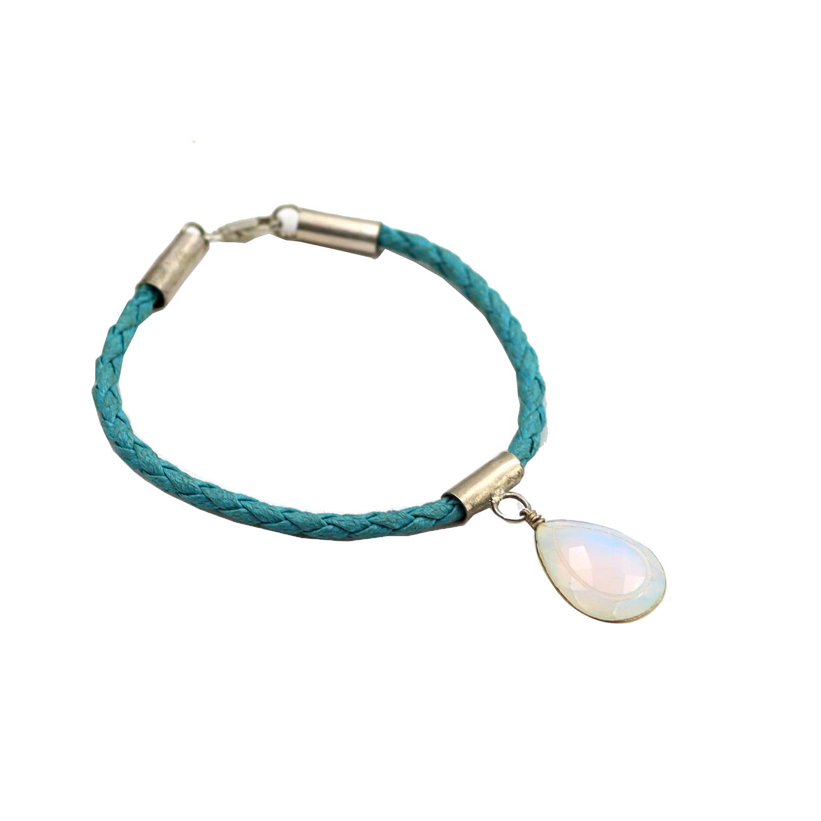 KBS0004-STERLING SILVER WITH THRESD  BRACELET