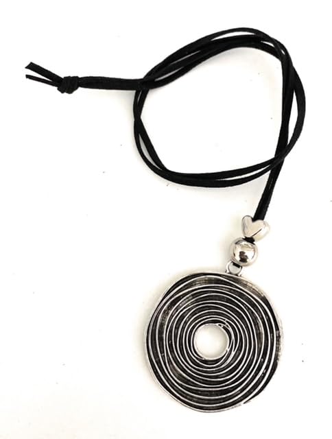 NB0001-Spiral Pendant Necklace