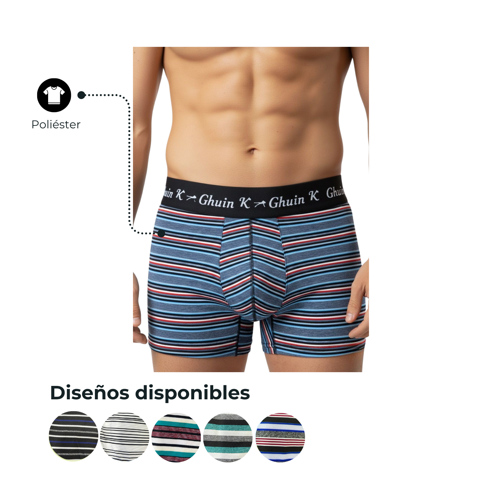 BOXER HOMBRE RAYAS