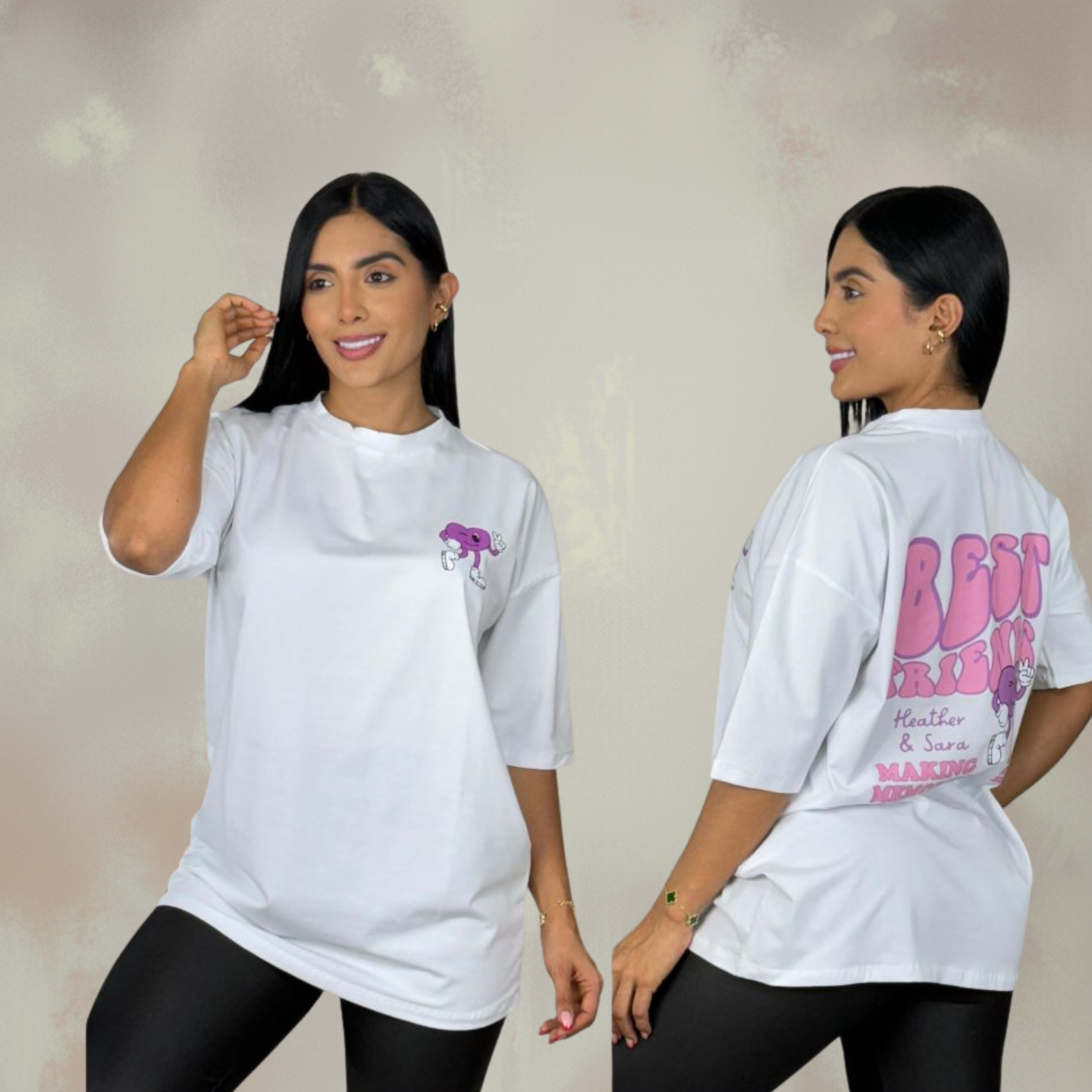 BLUSA OVERSIZE  DAMA 