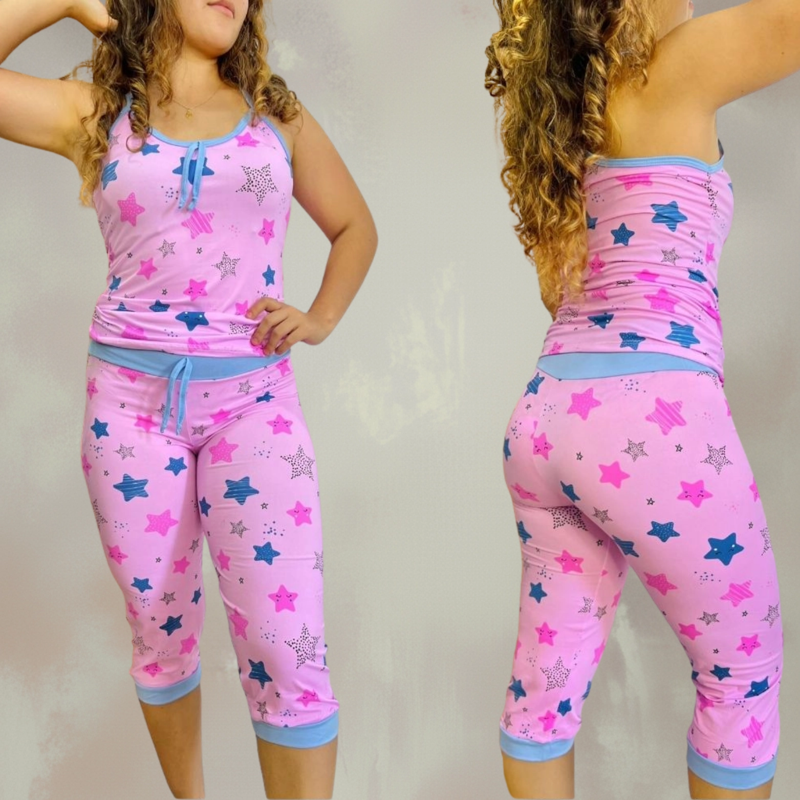 PIJAMA DAMA CAPRI