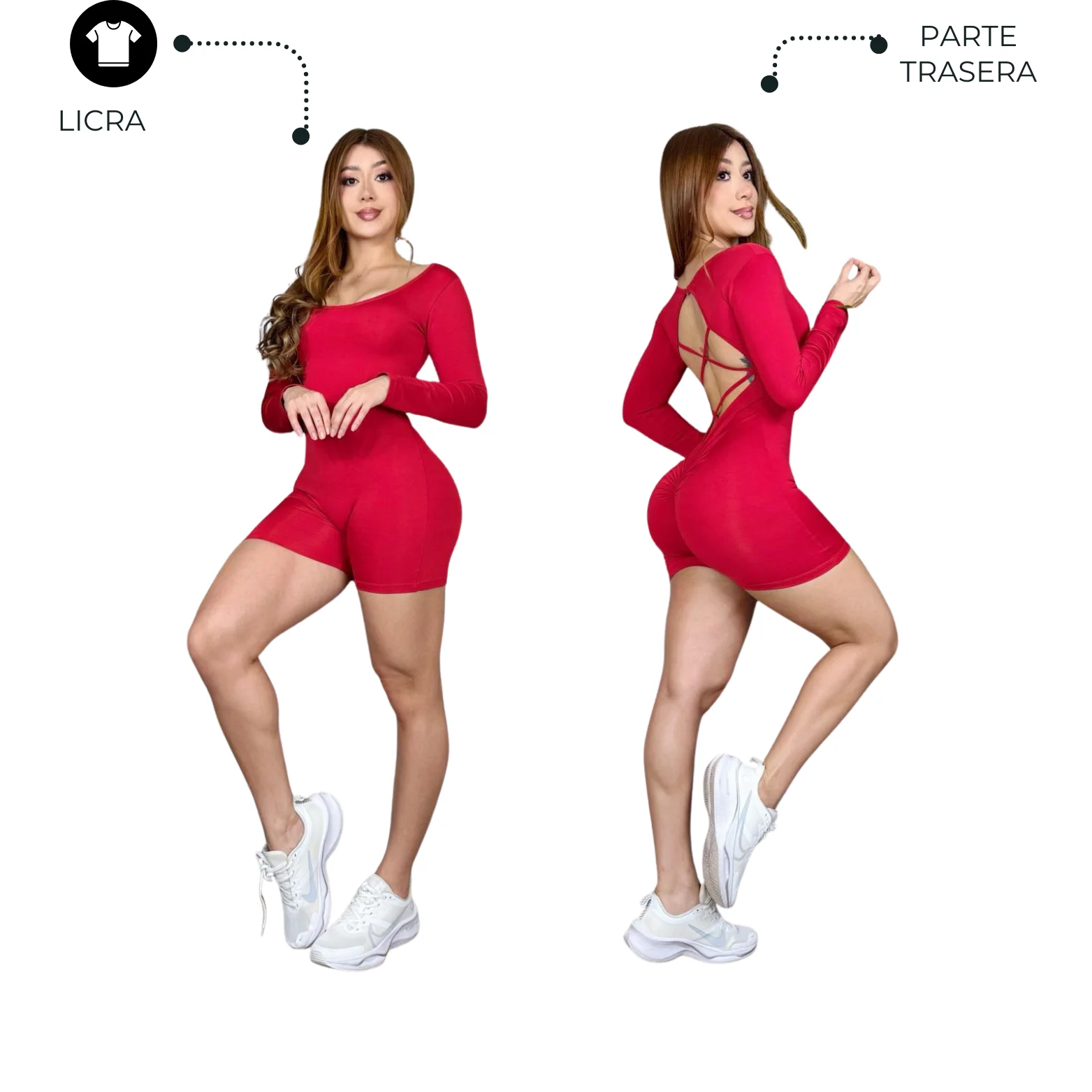 ENTERIZO DAMA manga LARGA