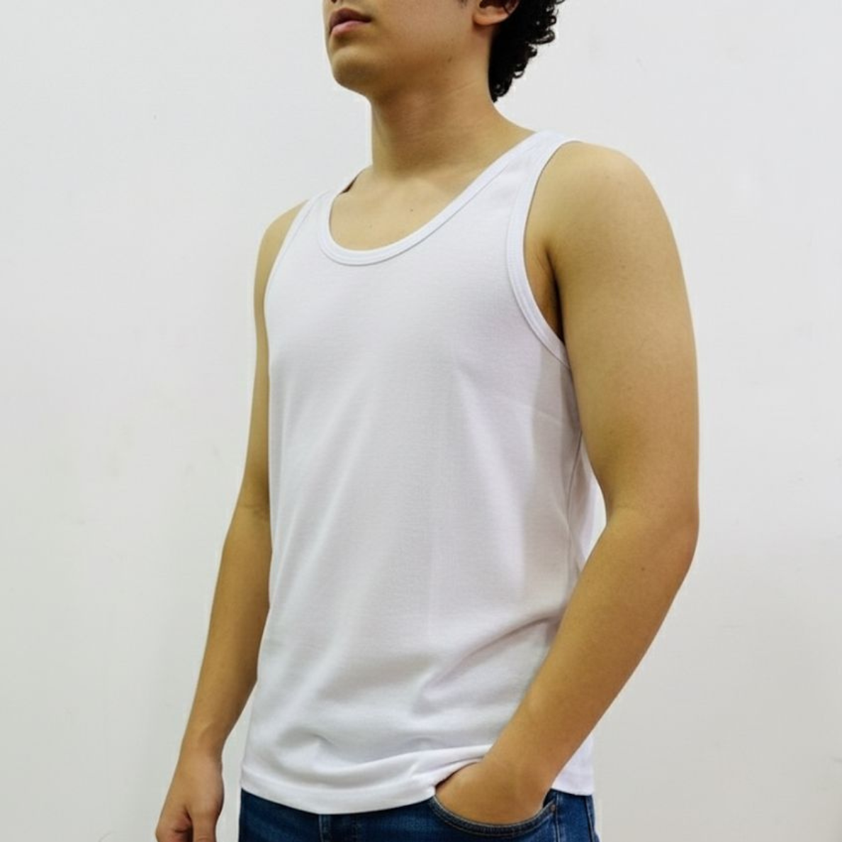 CAMISILLA blanca  HOMBRE 