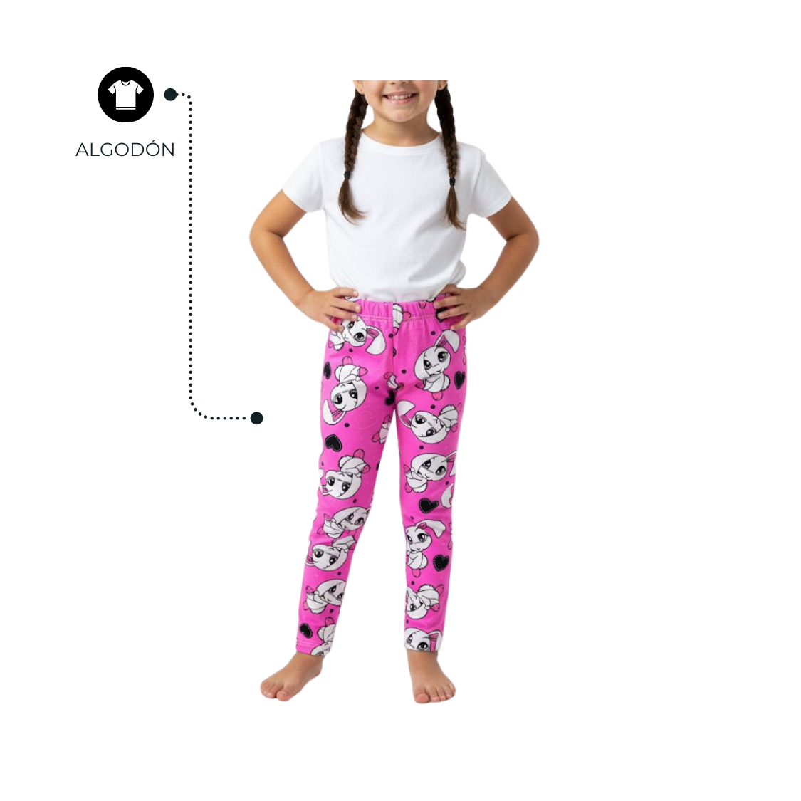 LEGGIN NIÑA ESTAMPADO SURTIDO  