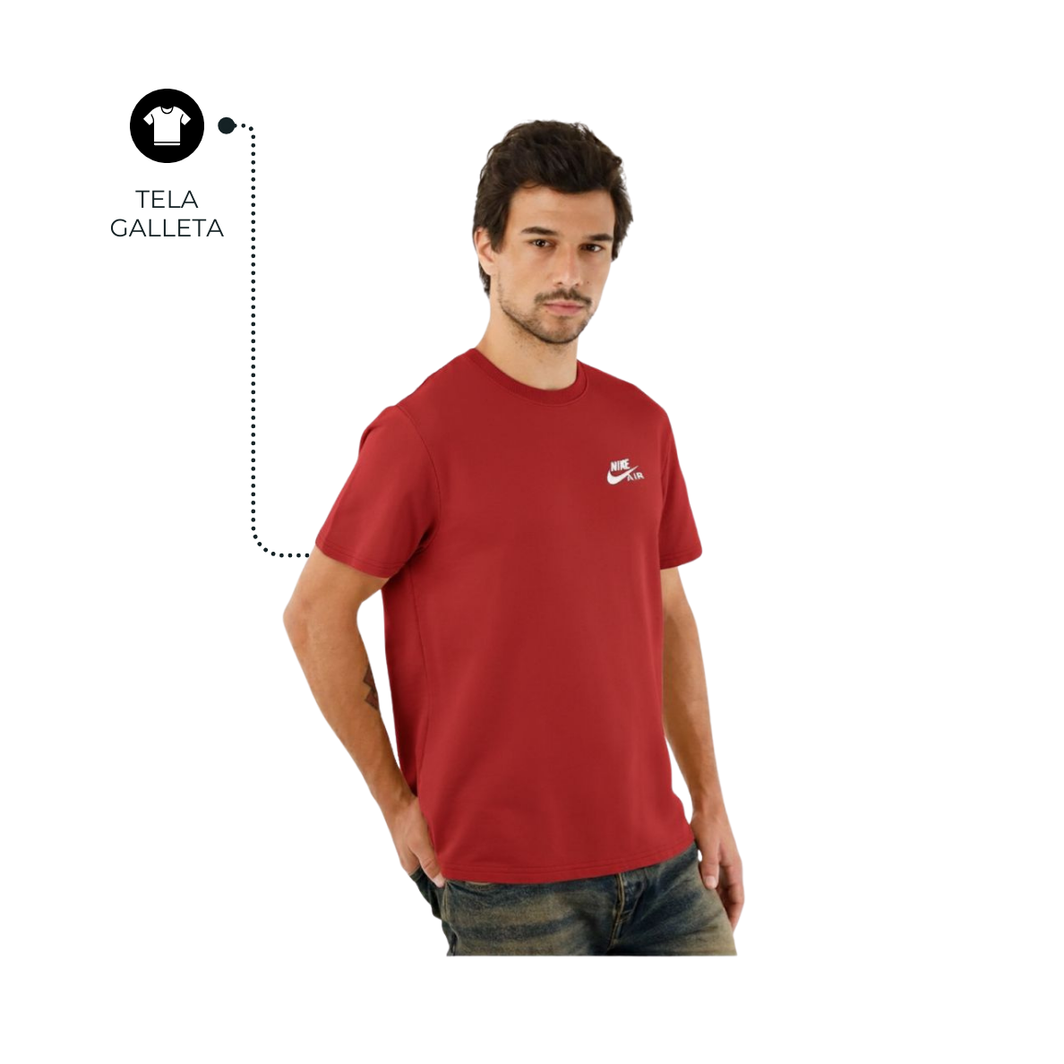 CAMISETA HOMBRE GALLETA 