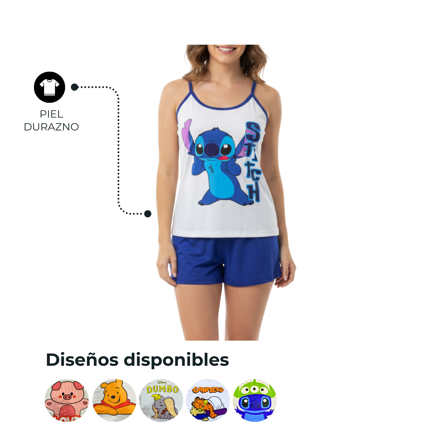 PIJAMA SHORT UNICOLOR 